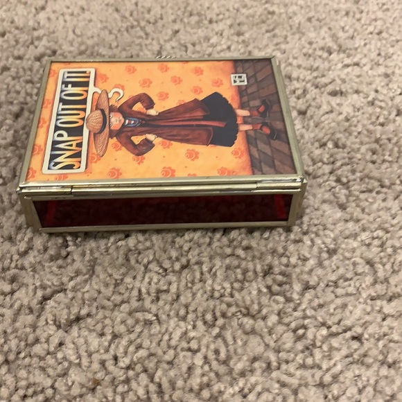 Rare Mary Engelbreit “Snap Out Of It” Jewelry Trinket Box - Picture 5 of 5